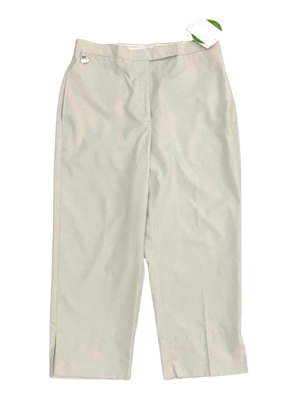 Lizgolf essentials Anissa Liz Claiborn golf crop pants lightweight beige 10